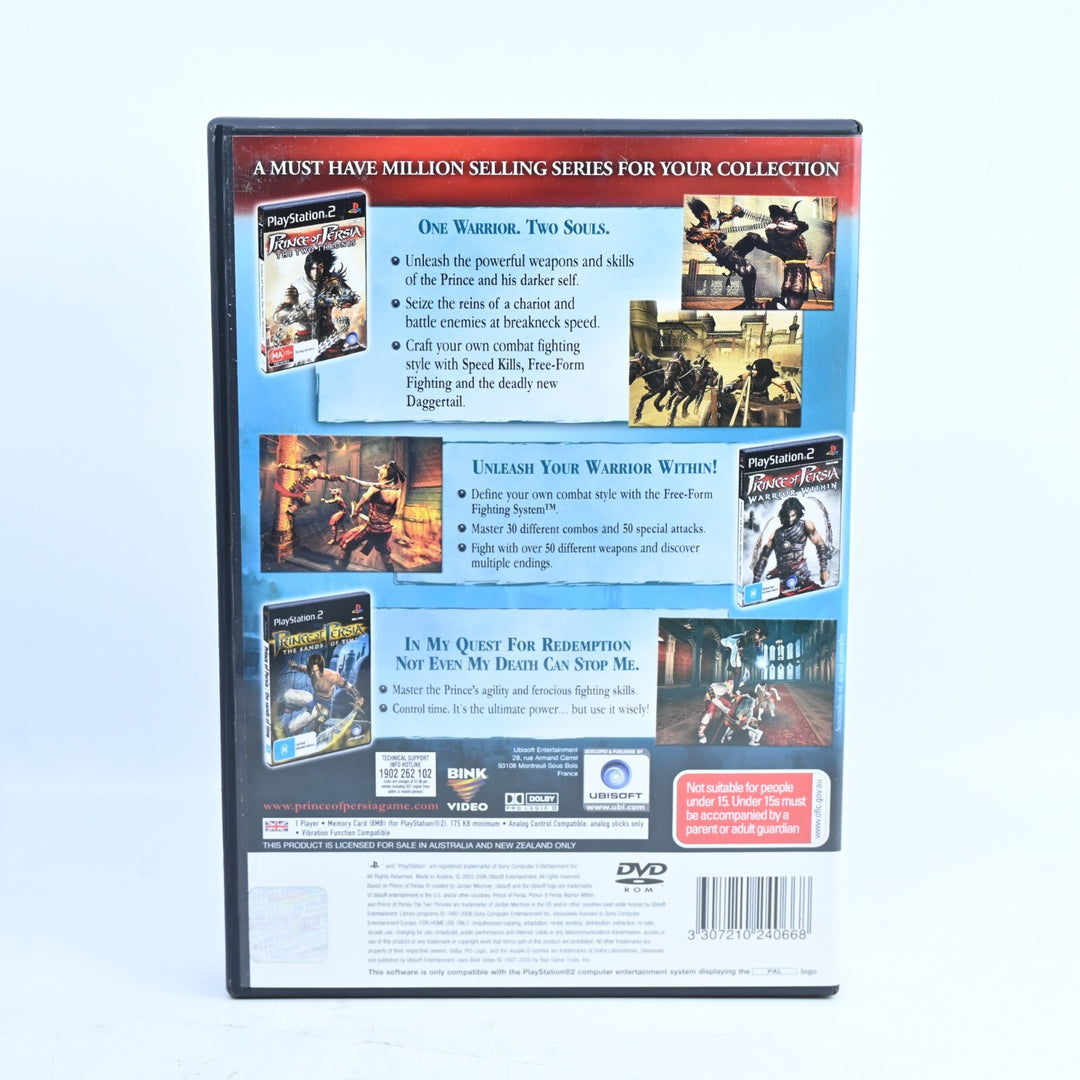 Prince Of Persia: Trilogy - Sony Playstation 2 / PS2 Game + Manual - PAL