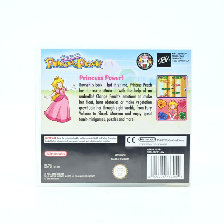 Super Princess Peach - Nintendo DS Game - PAL - FREE POST!