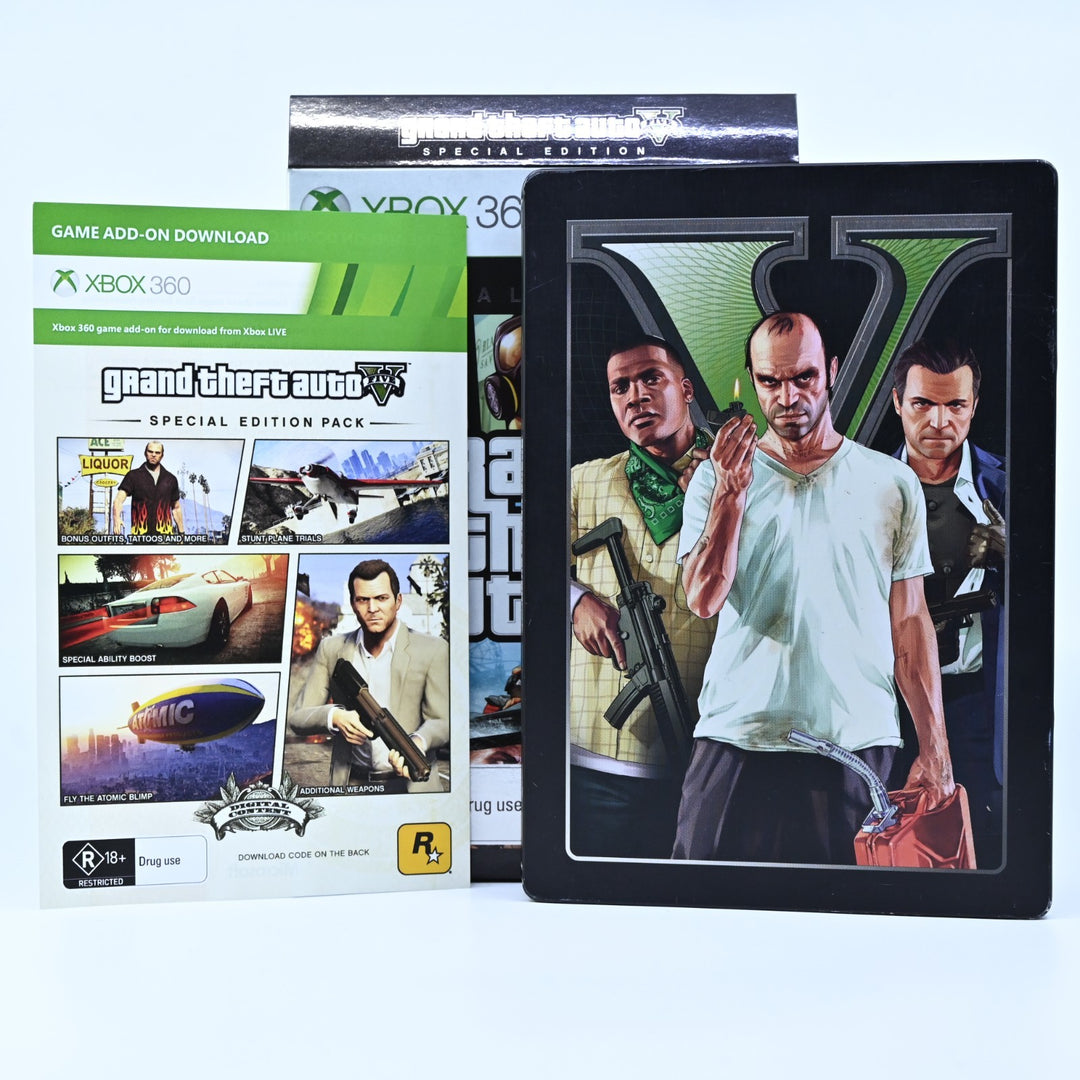 Grand Theft Auto V 5 - Special Edition - Xbox 360 Game + Manual - PAL