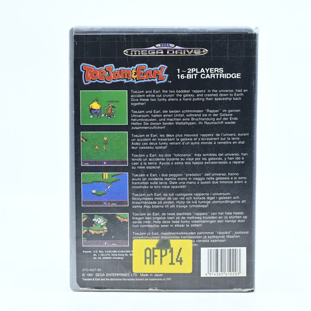 Toe Jam & Earl - Sega Mega Drive Game - PAL - FREE POST!