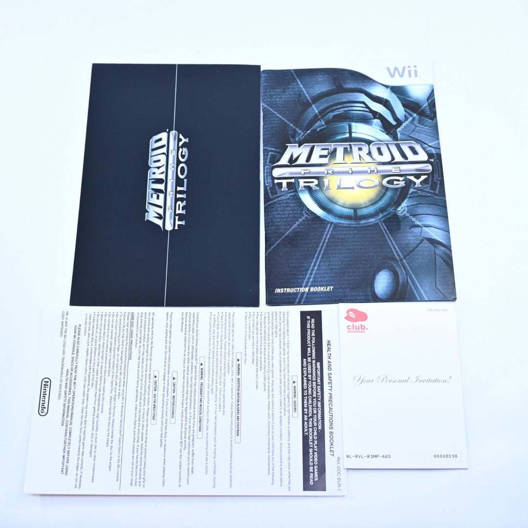 Metroid Prime Trilogy - Nintendo Wii Game + Manual - PAL - MINT DISC!