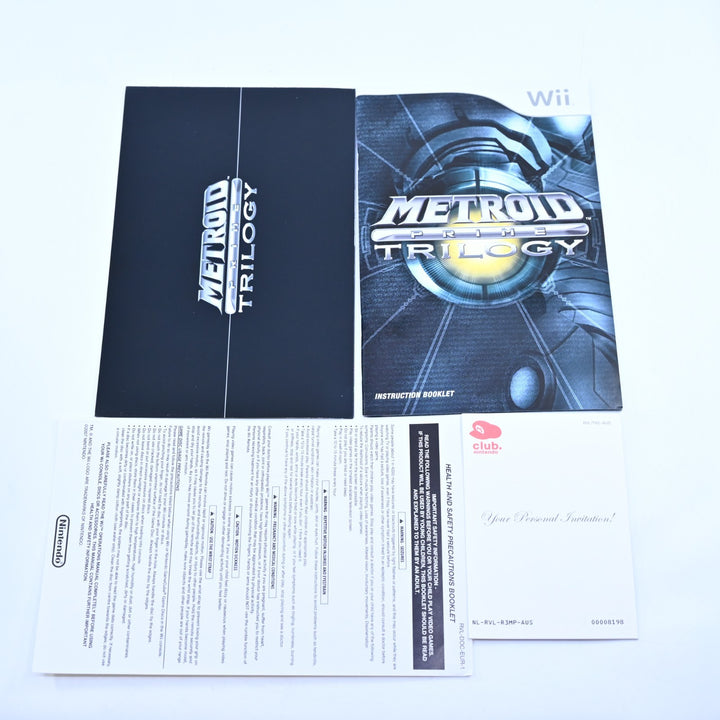 Metroid Prime Trilogy - Nintendo Wii Game + Manual - PAL - MINT DISC!