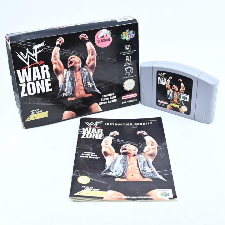 WWF War Zone - N64 / Nintendo 64 Boxed Game - PAL - FREE POST!