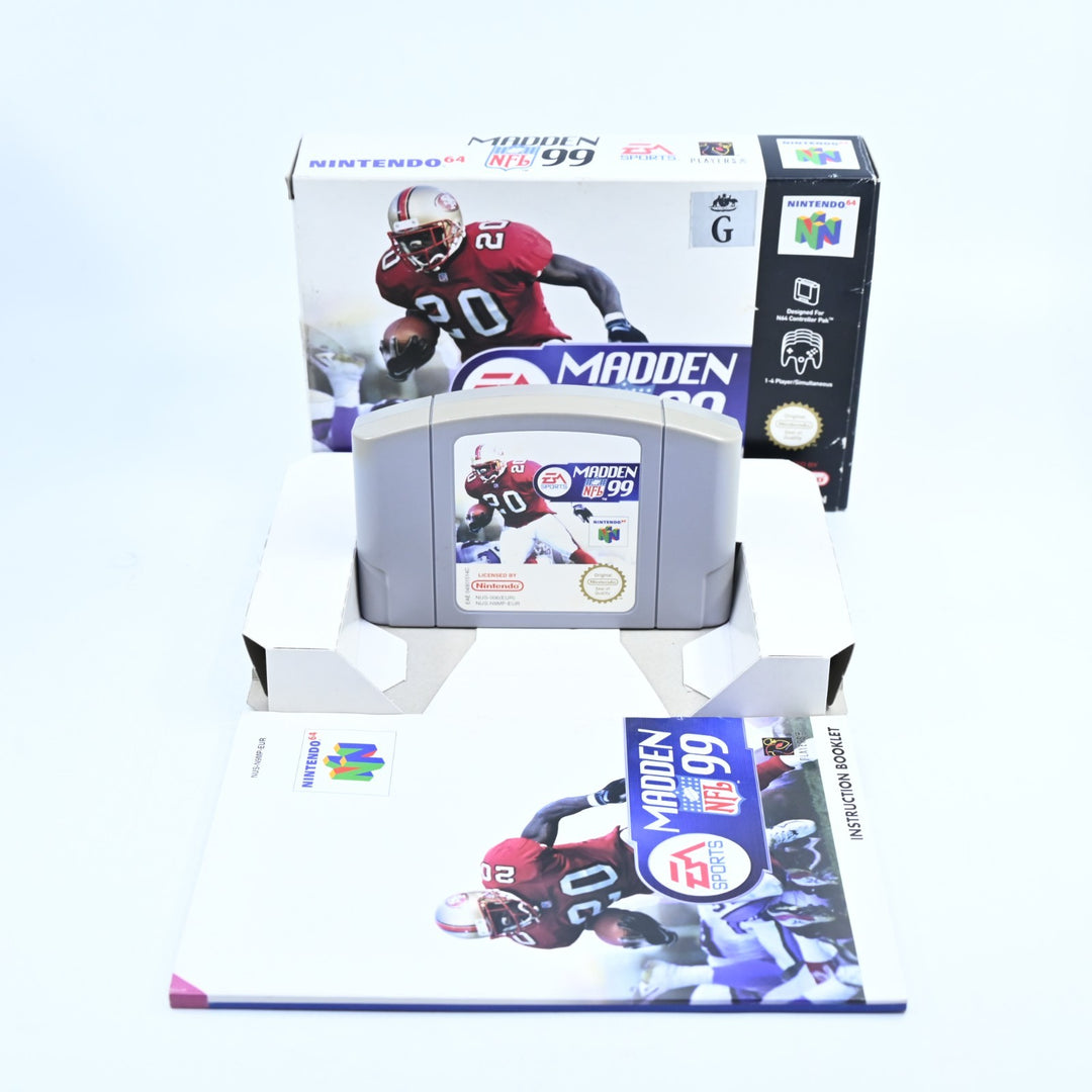 Madden NFL 99 - N64 / Nintendo 64 Boxed Game - PAL - FREE POST!