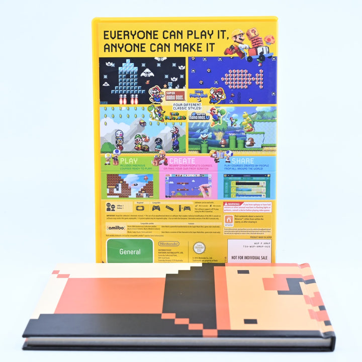 Super Mario Maker with Artbook - Nintendo Wii U Game - PAL - FREE POST!