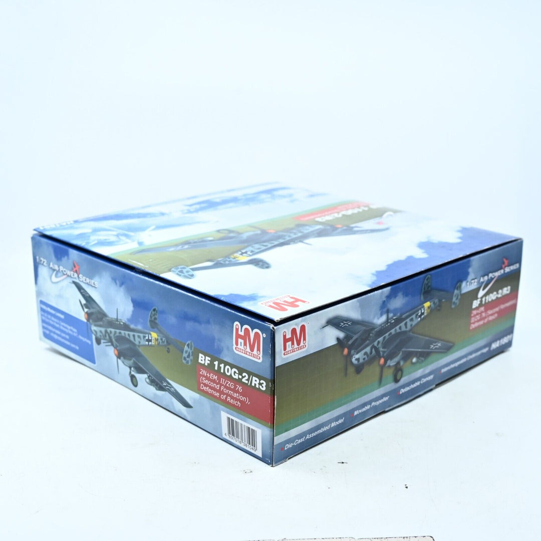 Hobby Master 1:72 BF 110G-2/R3 2N+EM, II/ZG Defence of Reich HA1801 - Plane