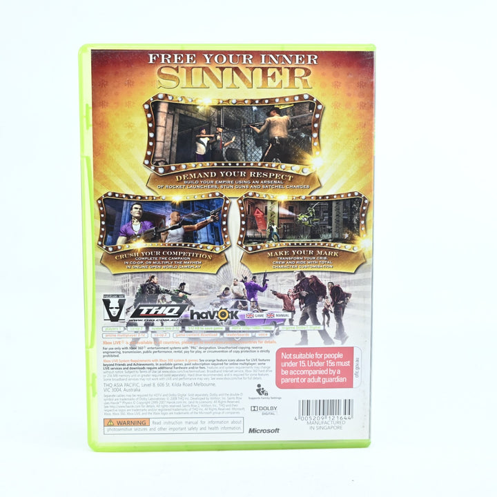 Saints Row 2 - Xbox 360 Game + Manual - PAL - MINT DISC!