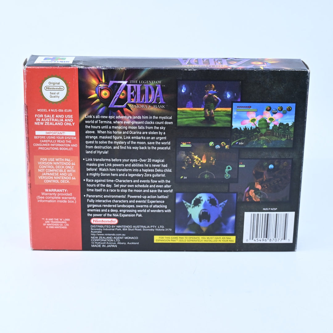 The Legend of Zelda: Majora's Mask - N64 / Nintendo 64 Boxed Game - PAL