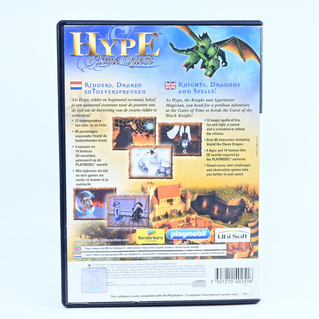 Hype Time Quest - Sony Playstation 2 / PS2 Game + Manual - PAL - MINT DISC!