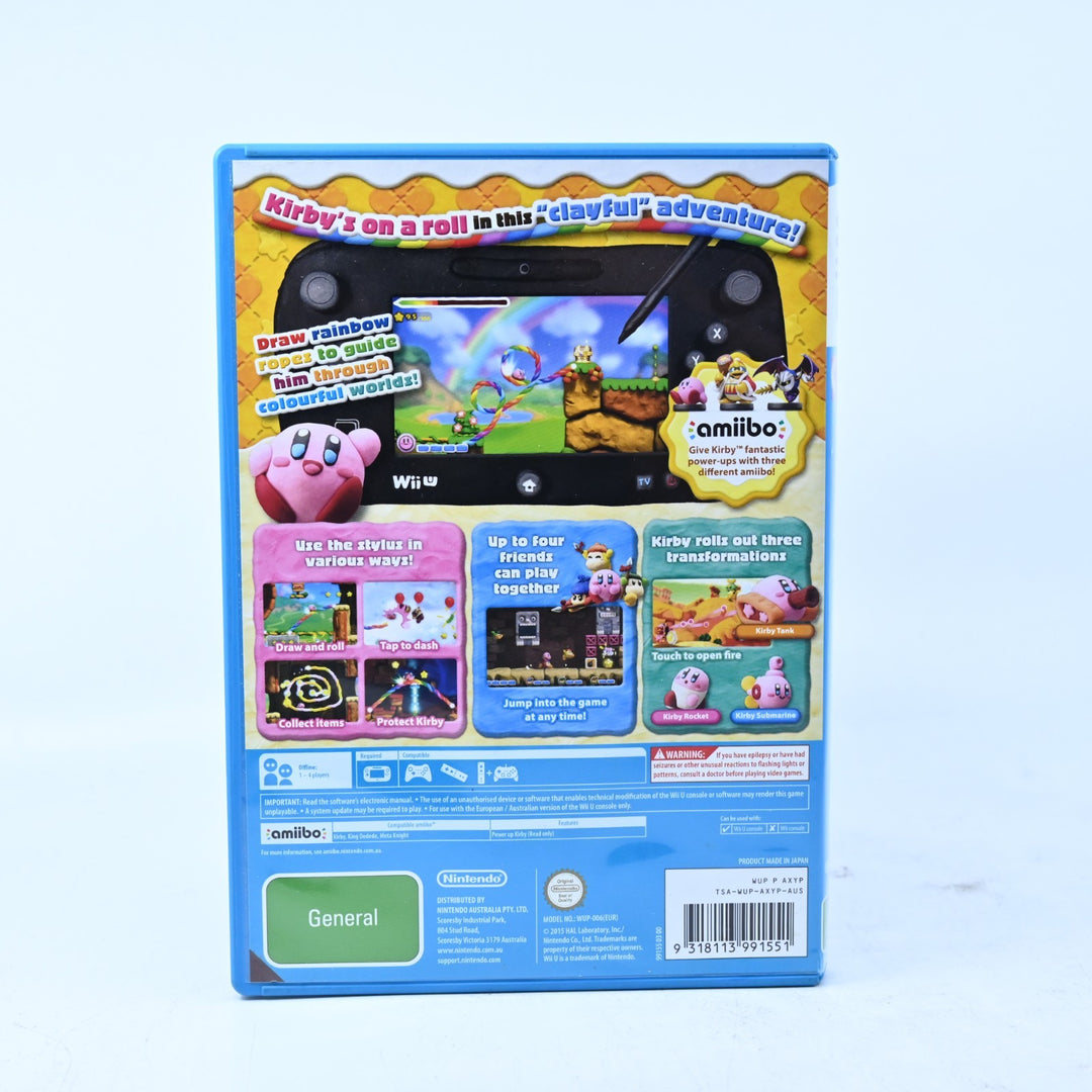 Kirby and the Rainbow Paintbrush - Nintendo Wii U Game - PAL - FREE POST!