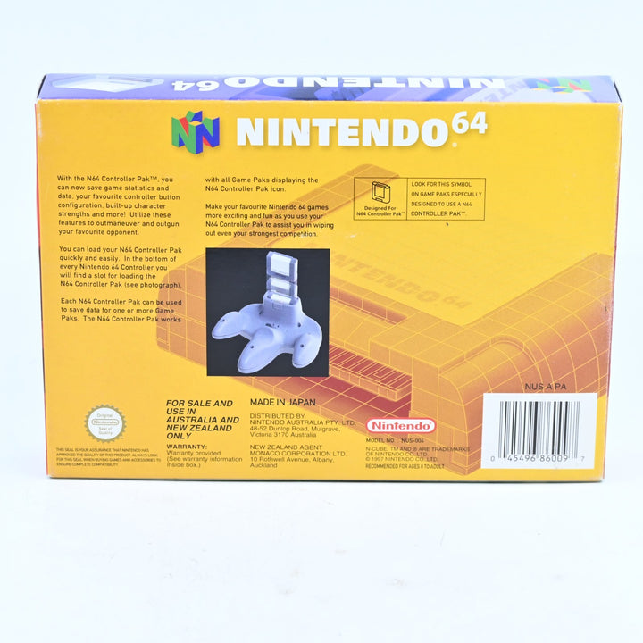 Boxed Controller Pak - N64 / Nintendo 64 Accessory - PAL - FREE POST!