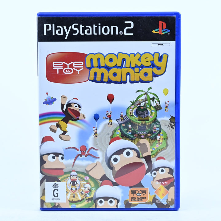 EyeToy: Monkey Mania - Sony Playstation 2 / PS2 Game + Manual - PAL - MINT DISC!