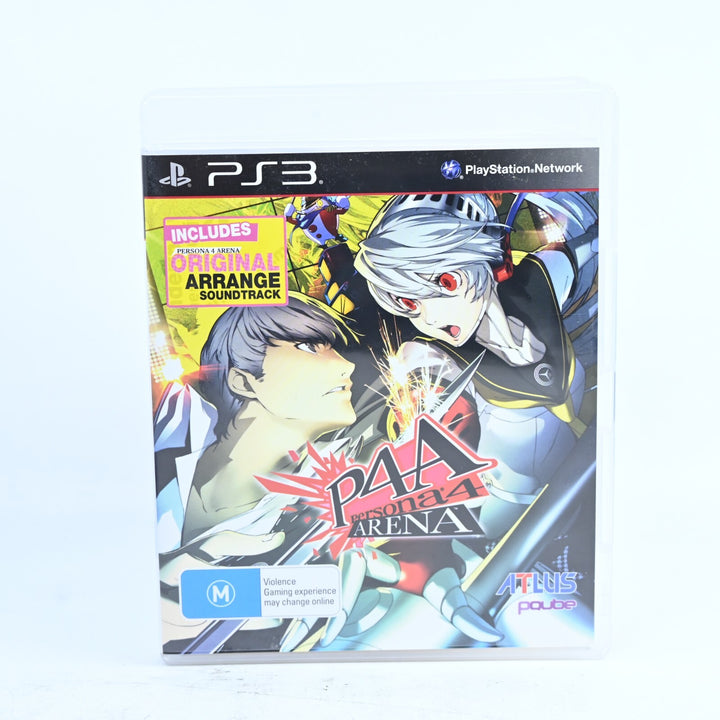 P4A: Persona 4 Arena - Sony Playstation 3 / PS3 Game + Manual - FREE POST!