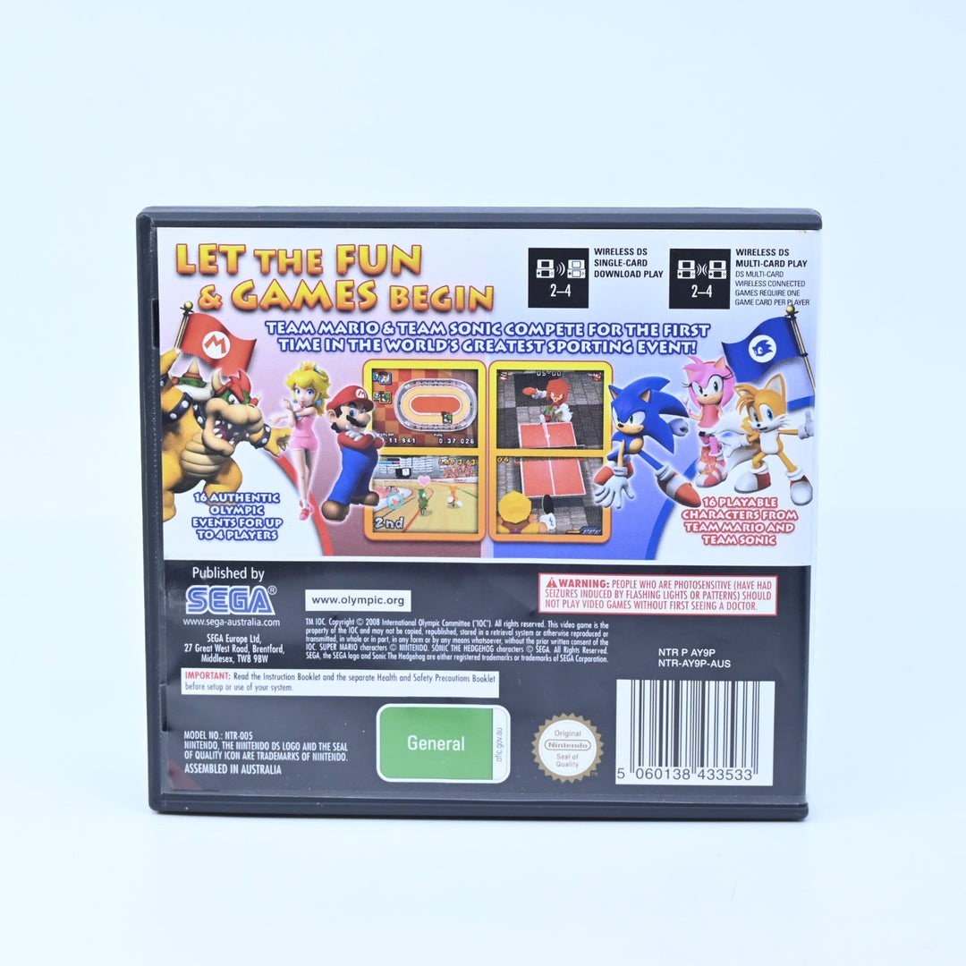 Mario & Sonic at the Olympic Games - Nintendo DS Game - PAL + Manual