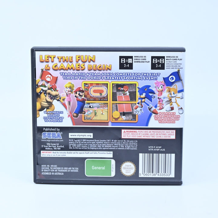 Mario & Sonic at the Olympic Games - Nintendo DS Game - PAL + Manual