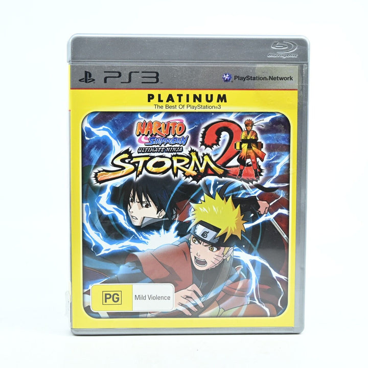 Naruto Shippuden Ultimate Ninja Storm 2- Sony Playstation 3 / PS3 Game + Manual