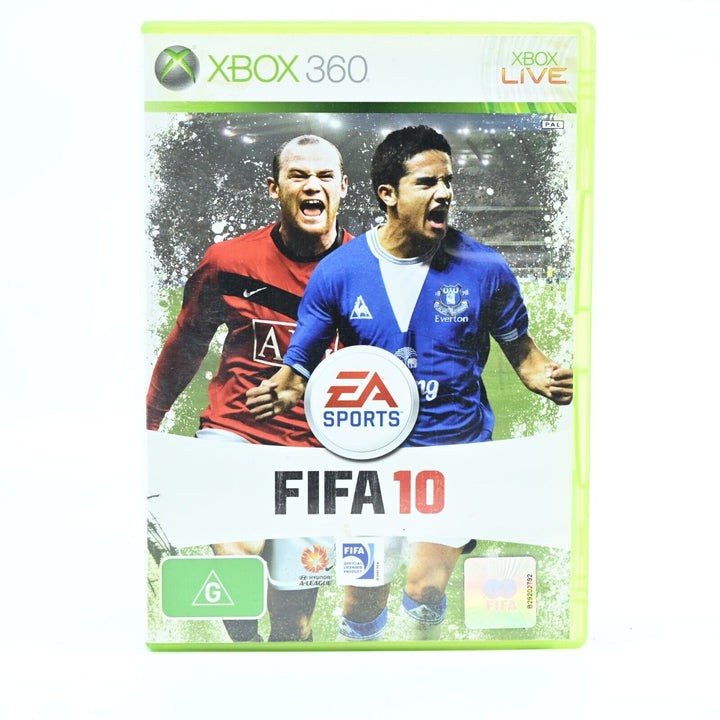 FIFA 10 - Xbox 360 Game + Manual - PAL - FREE POST!