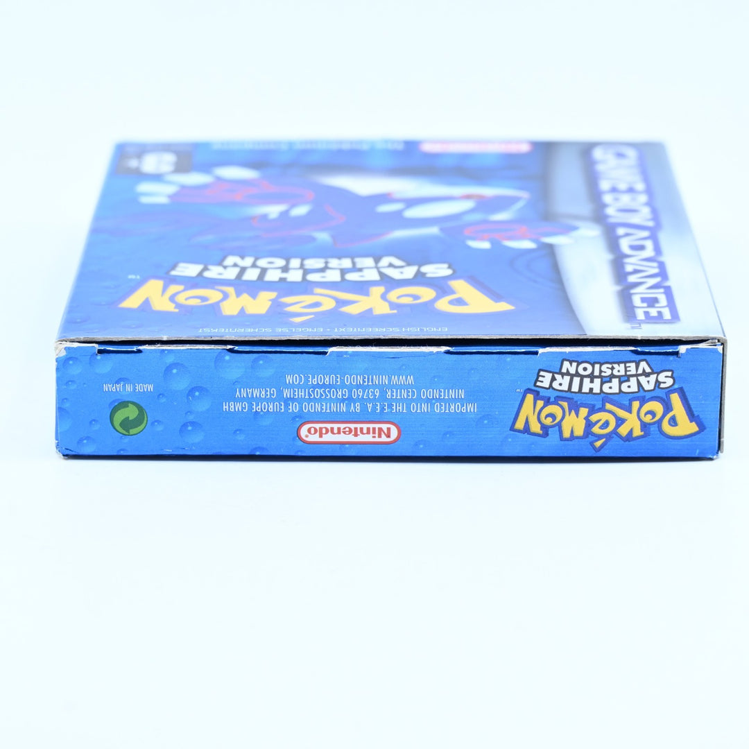 Pokemon Sapphire Version Nintendo Gameboy Advance GBA Boxed Game NEW BATTERY