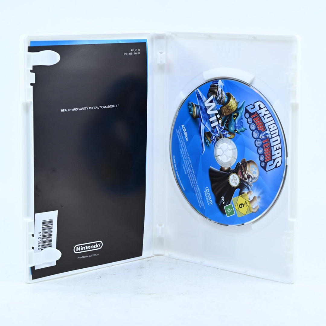 Skylanders: Trap Team - Nintendo Wii Game + Manual - PAL - MINT DISC!