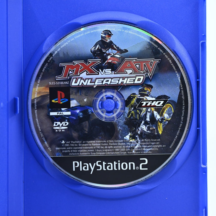 MX vs. ATV: Unleased - Sony Playstation 2 PS2 Game - No Manual - PAL - MINT DISC