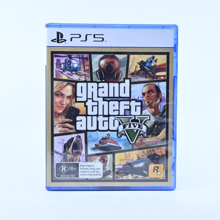 SEALED! - Grand Theft Auto V - Sony Playstation 5 / PS5 Game