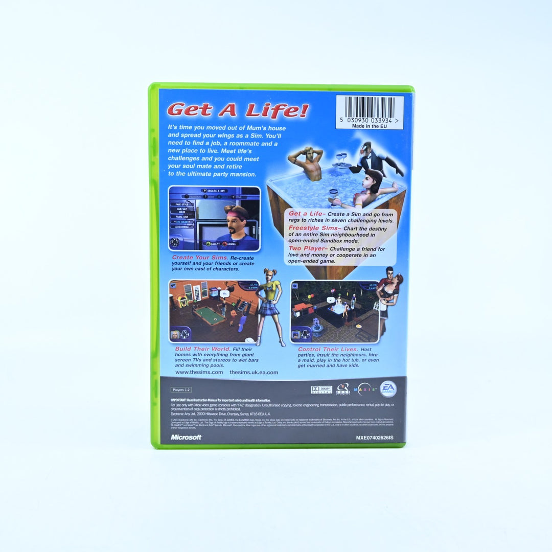 The Sims - Original Xbox Game + Manual - PAL - MINT DISC!