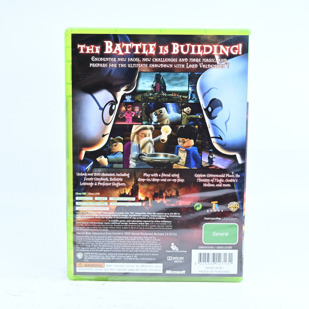 SEALED! LEGO Harry Potter Years 5-7 - Xbox 360 Game + Manual - PAL