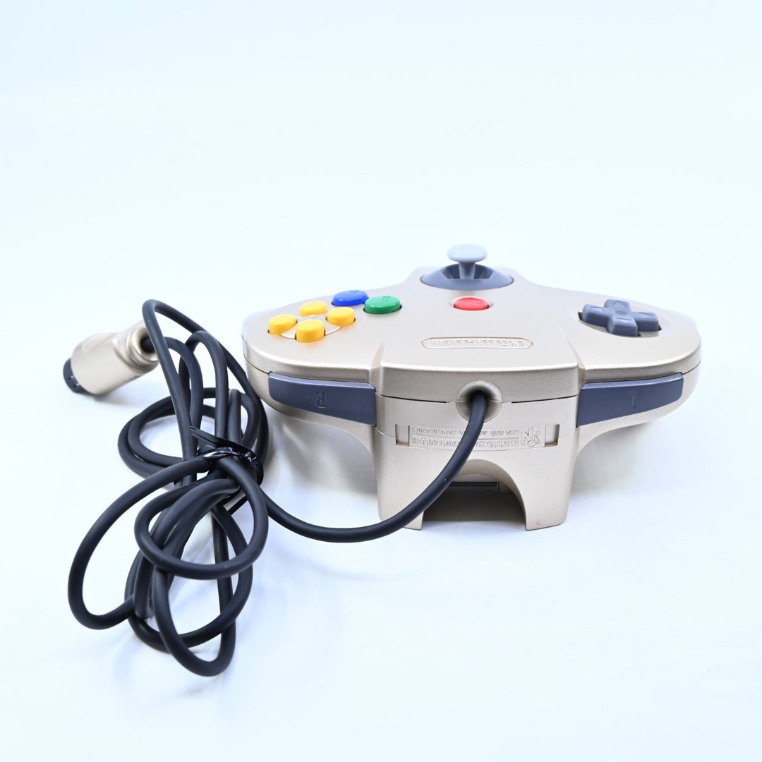 Limited Edition Gold Controller N64 / Nintendo 64 Boxed Console - PAL