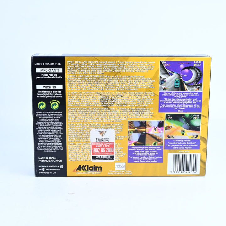 Extreme-G - N64 / Nintendo 64 Boxed Game - PAL - FREE POST!