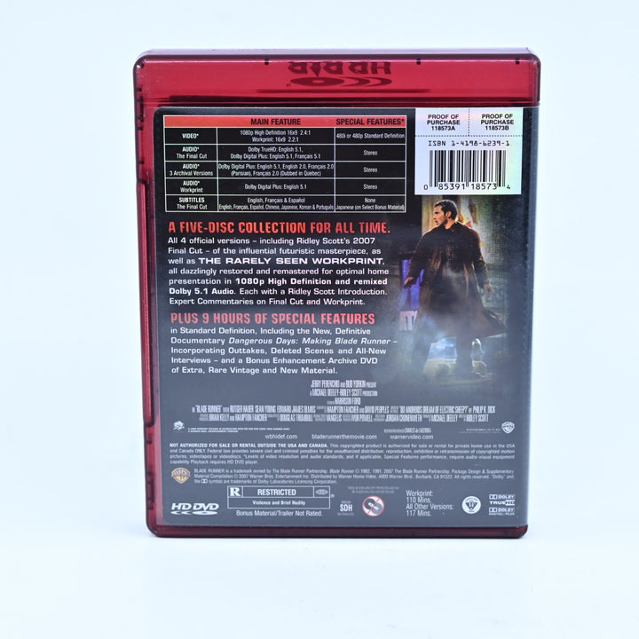Blade Runner - 5 Disc Complete Collector's Edition - HDDVD / DVD