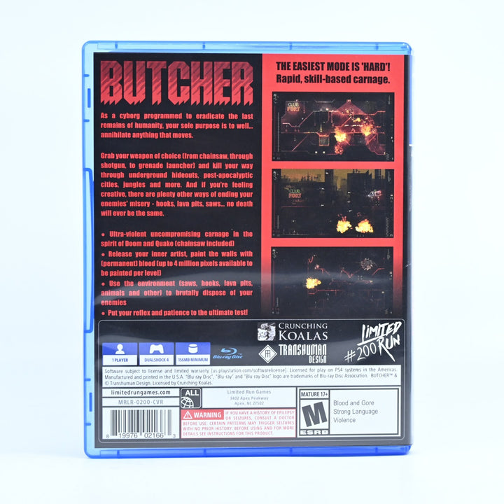 AS NEW! Butcher - Sony Playstation 4 / PS4 Game - MINT DISC - FREE POST!