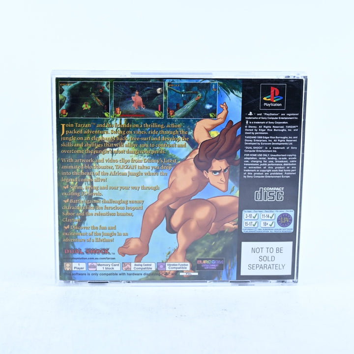 Disney's Tarzan - Sony Playstation 1 / PS1 Game + Manual - PAL - MINT DISC!