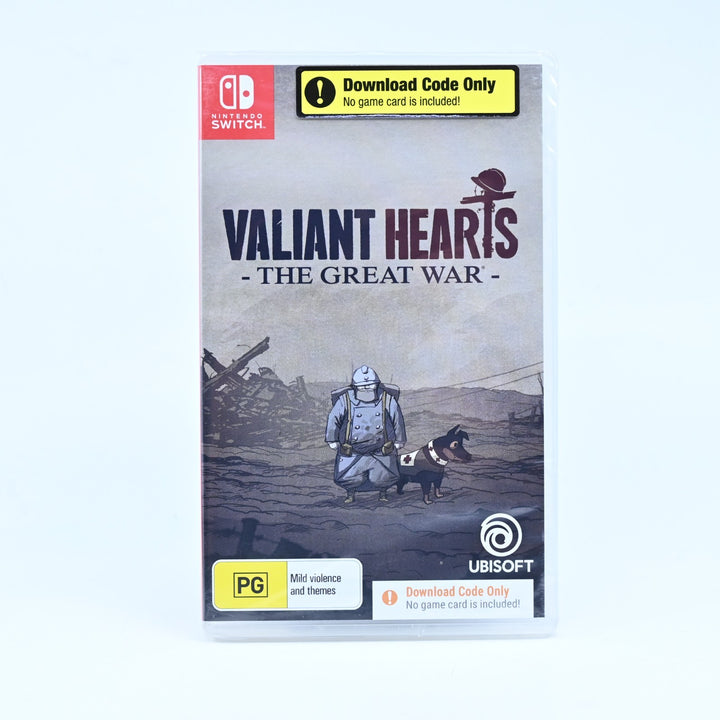 SEALED! Valiant Hearts: The Great War - Nintendo Switch Game - FREE POST!