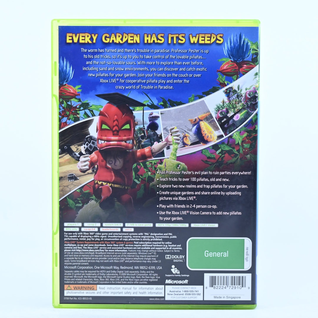 Viva Pinata Trouble in Paradise - Xbox 360 Game + Manual - PAL - MINT DISC!