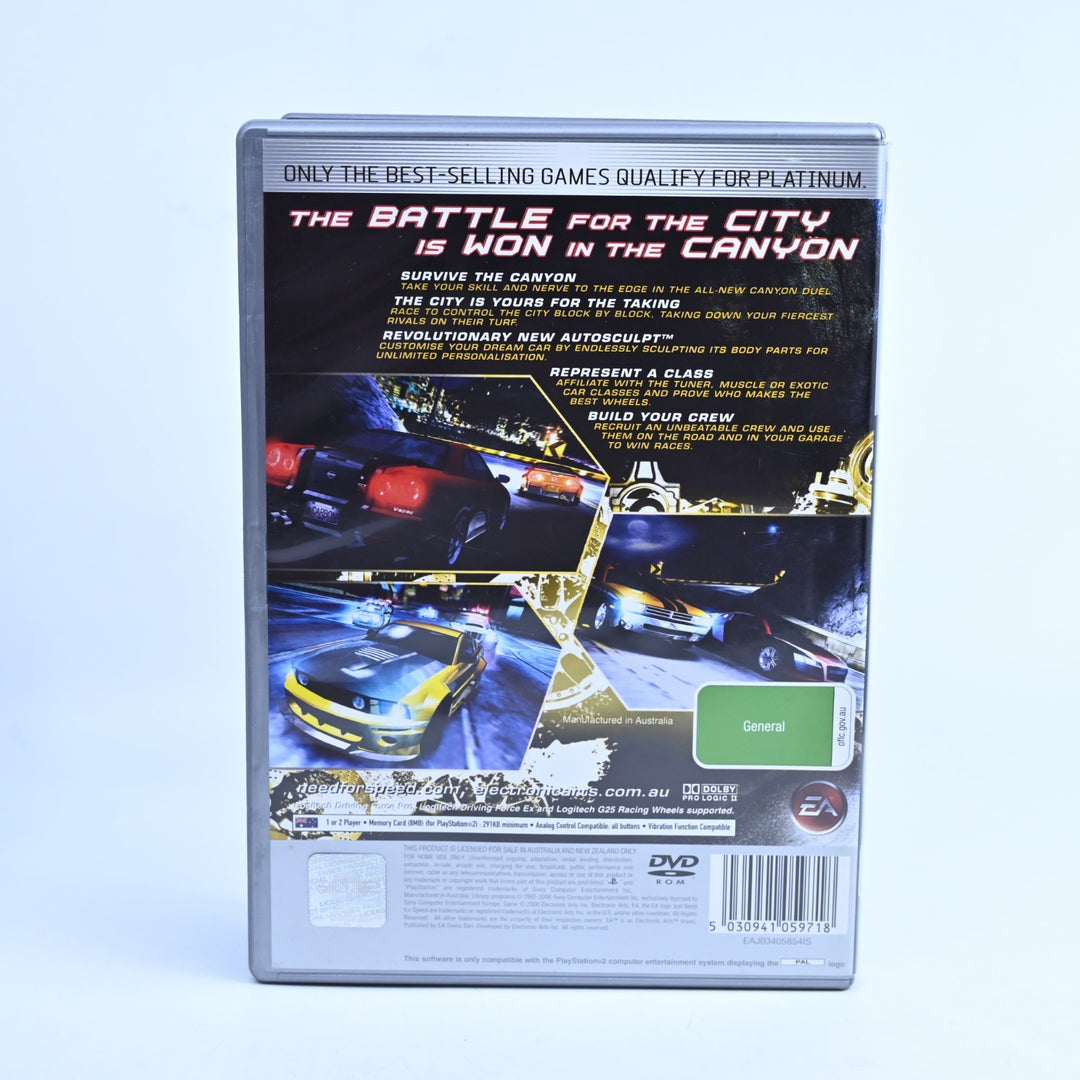 Need for Speed: Carbon - Sony Playstation 2 / PS2 Game - No Manual - NM DISC!