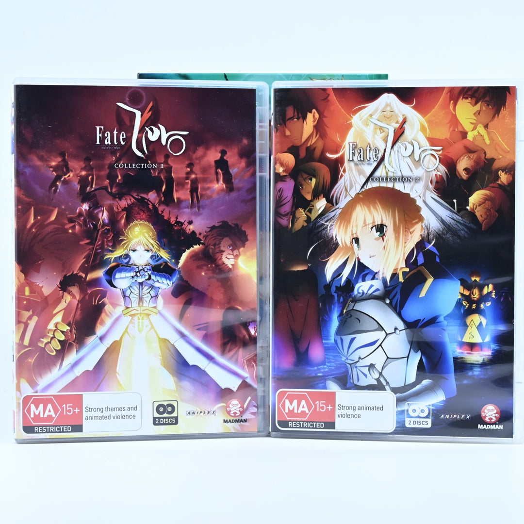 Fate/Zero Boxset - Collection 1 + 2 - 4 Disc Set - Region 4 - Anime DVDs