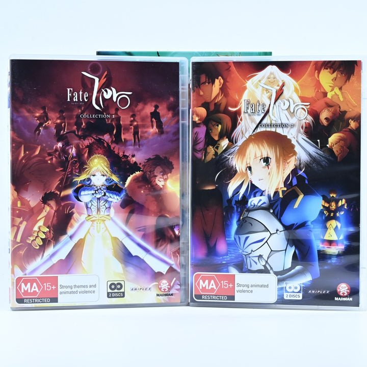 Fate/Zero Boxset - Collection 1 + 2 - 4 Disc Set - Region 4 - Anime DVDs