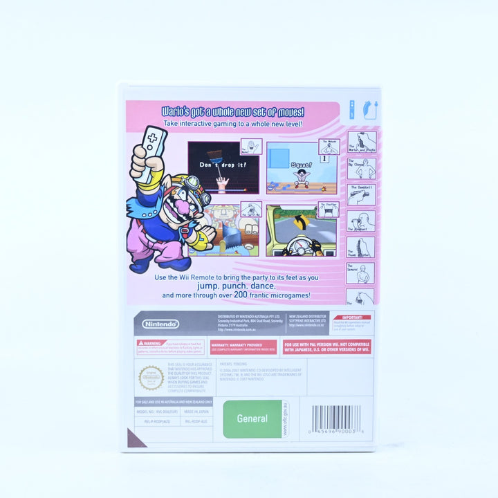 Wario Ware: Smooth Moves - Nintendo Wii Game + Manual - PAL - MINT DISC!