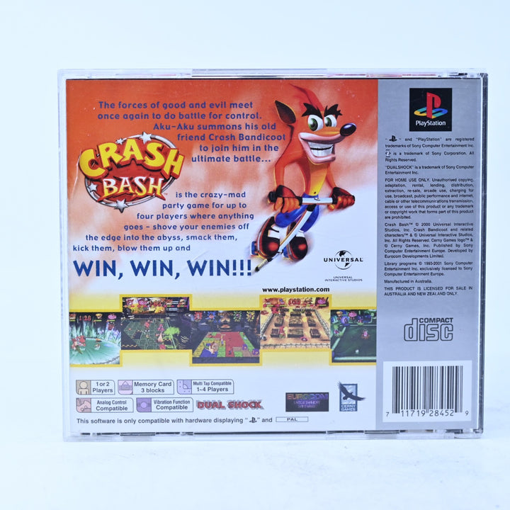 Crash Bash - Sony Playstation 1 / PS1 Game + Manual - PAL - MINT DISC!
