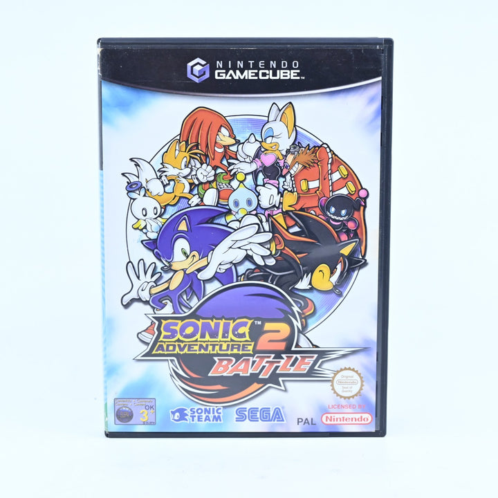 Sonic Adventure 2 Battle - Nintendo Gamecube Game + Manual - PAL - FREE POST!