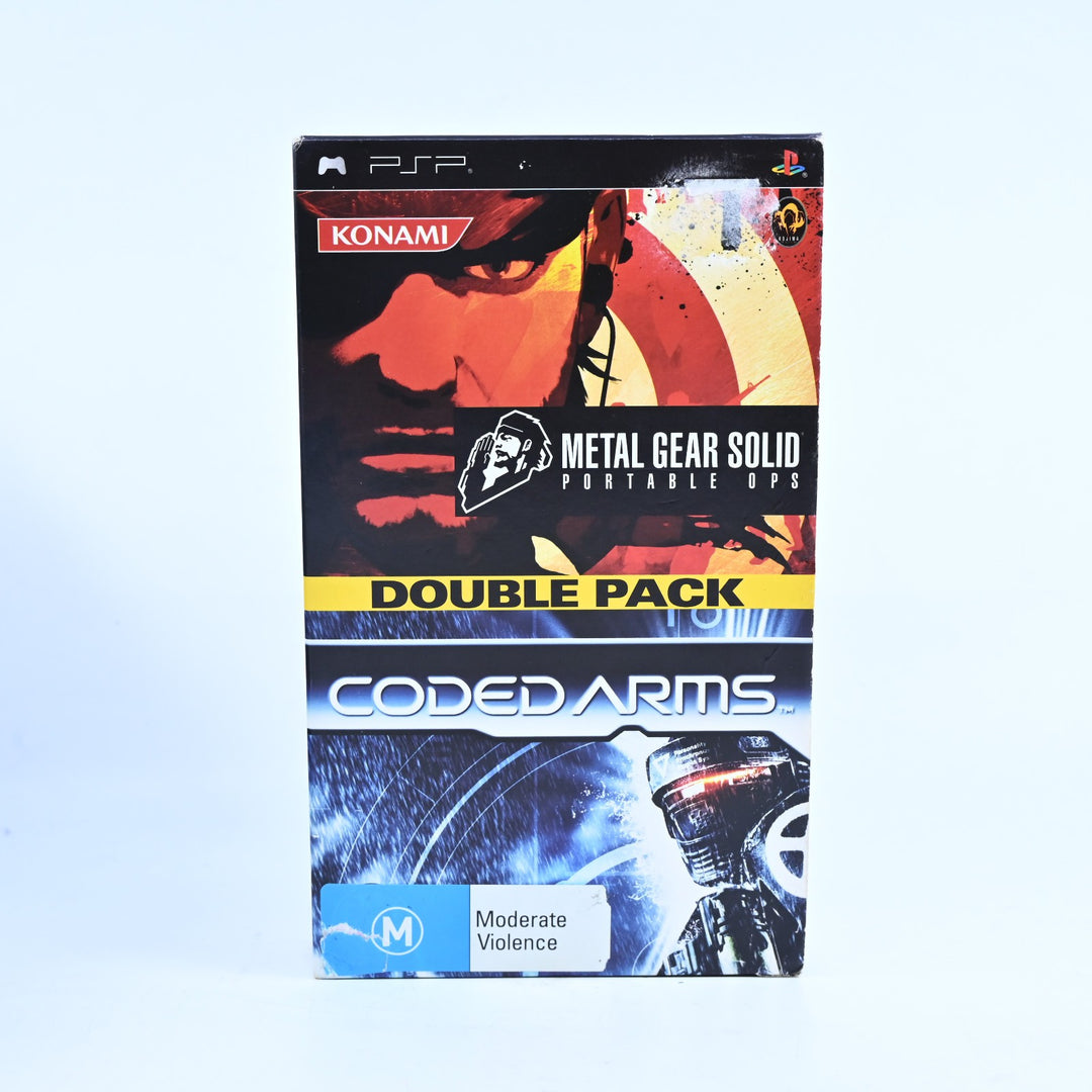 Metal Gear Solid: Portable Ops & Coded Arms - Double Pack - Sony PSP Game