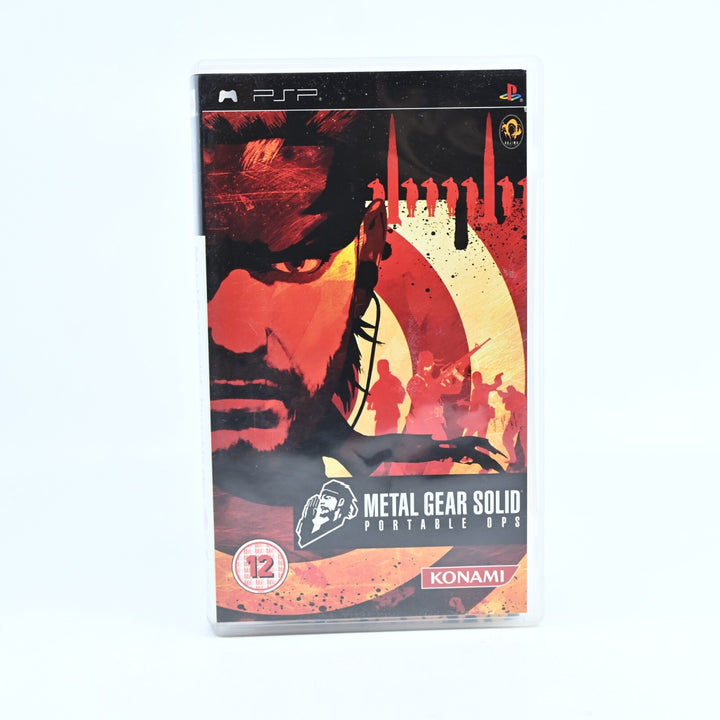 Metal Gear Solid: Portable Ops - Sony PSP Game + Manual - FREE POST!