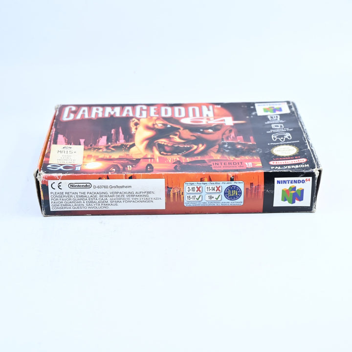 Carmageddon 64 - N64 / Nintendo 64 Boxed Game - PAL - FREE POST!