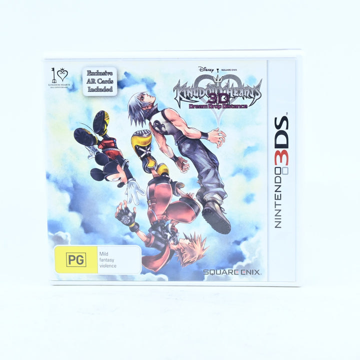 Kingdom Hearts 3D Dream Drop Distance + AR Cards - Nintendo 3DS Game + Manual