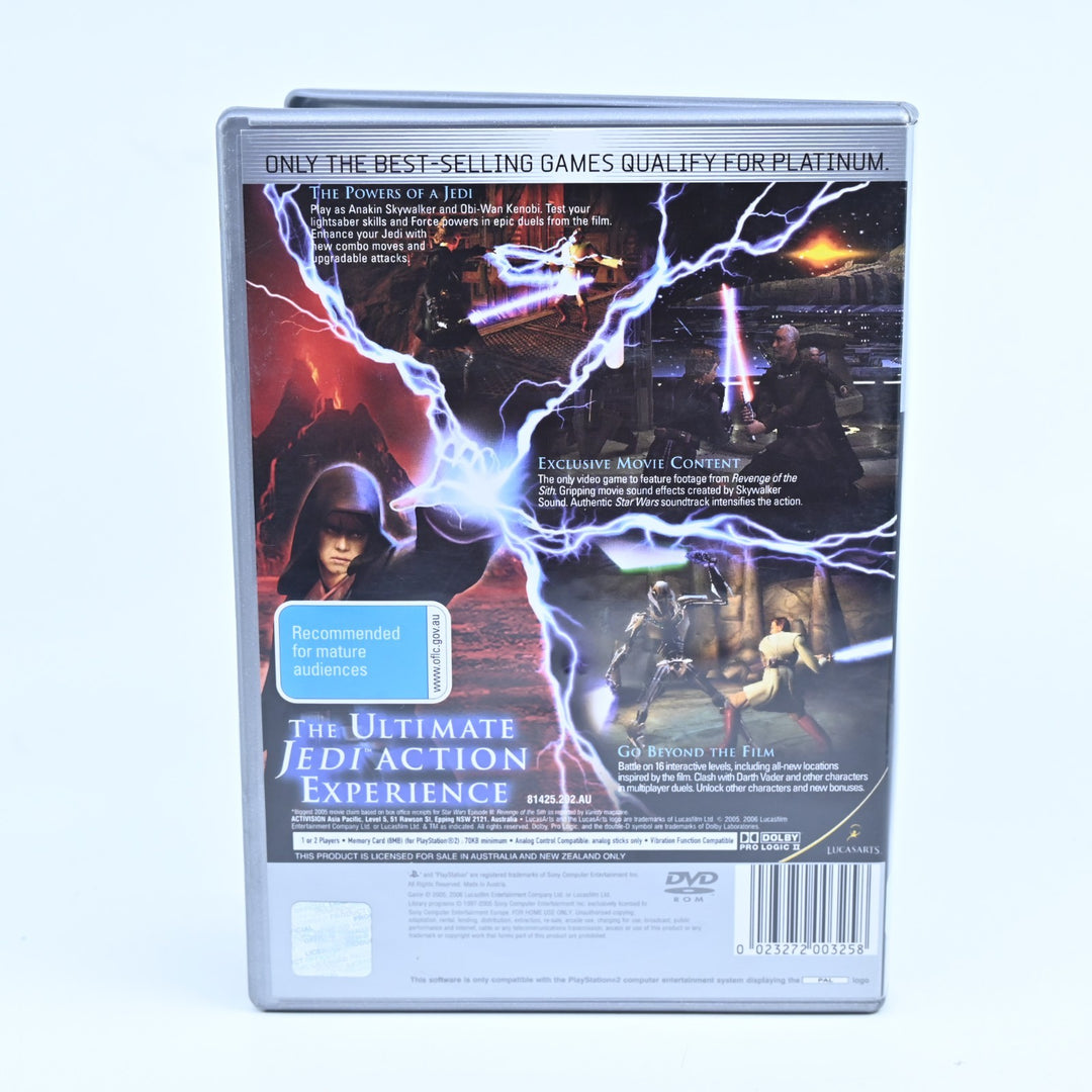 Star Wars: Episode III Revenge of the Sith - PS2 Game + Manual - PAL