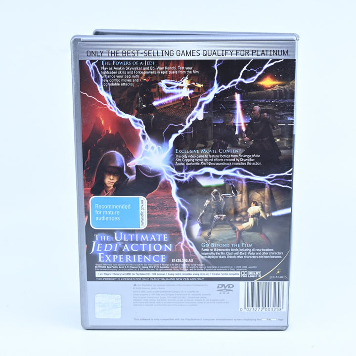 Star Wars: Episode III Revenge of the Sith - PS2 Game + Manual - PAL