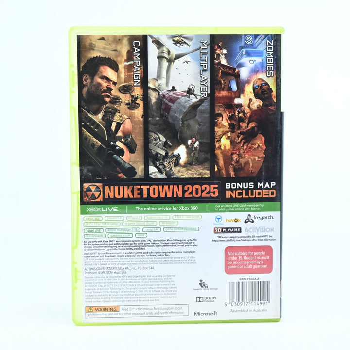Call of Duty: Black Ops II - Xbox 360 Game + Manual - PAL - FREE POST!