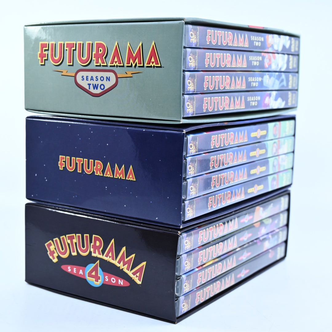 Futurama - Complete Series Seasons 1-8 + 4 Movies - Regions 1&4 - DVD