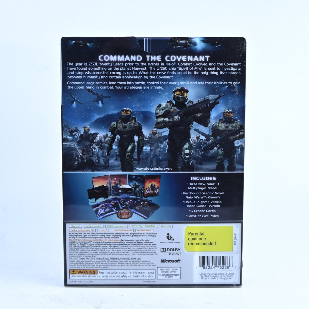 Halo Wars Limited Edition - Xbox 360 Game + Manual - PAL - MINT DISC!