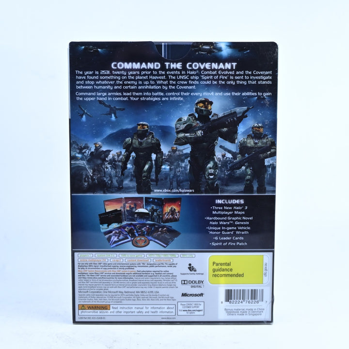 Halo Wars Limited Edition - Xbox 360 Game + Manual - PAL - MINT DISC!